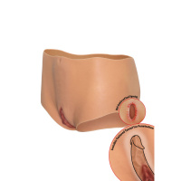 Hidden Desire Alter Ego Open Vagina & Ass Brief | Lichte huidskleur