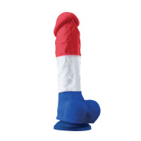 NS Novelties Tricolor Dildo 8' | Meerkleurig