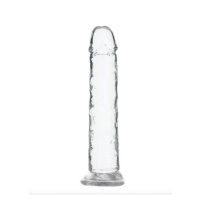 Crystal Addiction - Transparante Dildo - 18 cm