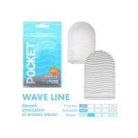 Tenga Pocket Wave Line | Transparant
