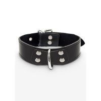 Taboom Bondage Essentials Elegant D-Ring Collar | Zwart