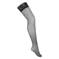 Kotek Stockings S018 Plus Size | Zwart
