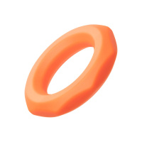 CalExotics Alpha Liquid Silicone Sexagon Ring | Oranje