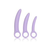 CalExotics Dr. Laura Berman Alena Set of 3 Silicone Dilators | Paars