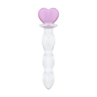 Gildo - No. 35 Glazen Dildo Hartvorm - 18.8 cm