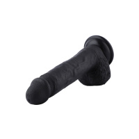 HiSmith KlicLok Dildo 20 cm | Zwart