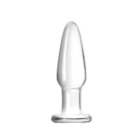 NS Novelties Crystal Tapered Plug Small | Transparant