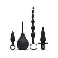 Fifty Shades of Grey Pleasure Overload Starter Anal Kit (4 piece kit) | Zwart