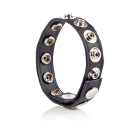 CalExotics COLT Leather C/B Strap 8-Snap Fastener | Zwart