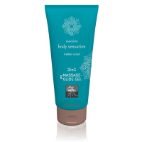 HOT Shiatsu 2-in-1 Massage & Glide Gel | Amber