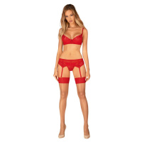 Obsessive - Ingridia 3-delige Set - Rood