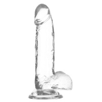 Crystal Addiction - Transparante Dildo - 19 cm
