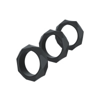 Hidden Desire Extreme Heavy C-Ring Set | Zwart