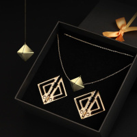 LOCKINK - Verstelbare Tepelklemmen met Zware Hanger - goud