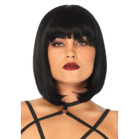 Leg Avenue Short natural bob wig | Zwart