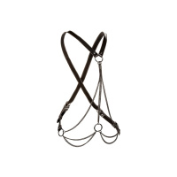CalExotics Euphoria Collection Multi Chain Harness | Zwart