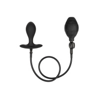 CalExotics Weighted Silicone Inflatable Plug | Zwart