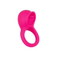 CalExotics Silicone Rechargeable Teasing Tongue Enhancer | Roze
