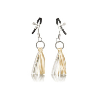 CalExotics Nipple Play Playful Tassels Nipple Clamps | Goud