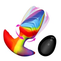 Bang! - Roterende en Vibrerende Buttplug - 9,9 cm