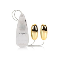 CalExotics Pocket Exotics Vibrating Double Silver Bullets | Goud