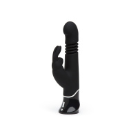Fifty Shades of Grey Greedy Girl Rechargeable Thrusting G-Spot Rabbit Vibrator | Zwart
