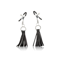 CalExotics Nipple Play Playful Tassels Nipple Clamps | Zwart