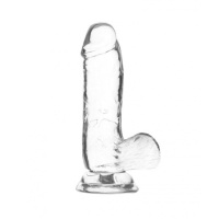Crystal Addiction - Transparante Dildo - 15 cm