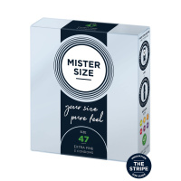 Mister Size 47mm Condoms 3pcs | Naturel