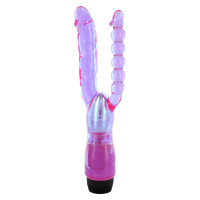 Seven Creations Double Penetrating Vibrator | Transparant