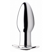 Chrome Blast Oplaadbare Buttplug Met Afstandsbediening - Klein