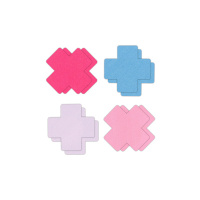 NS Novelties Pretty Pasties Cross II Assorted 4 Pair | Assortiment