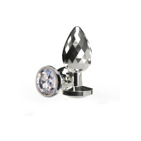 ToyJoy Anal Play Disco Diamond Plug Medium | Zilver