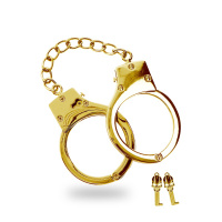 Taboom Bondage in Luxury Gold Plated BDSM Handcuffs | Goud