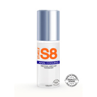 S8 Waterbased Cooling Anal Lube 125ml | Koelend