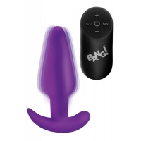 BANG! - Vibrerende Anaalplug met Afstandsbediening - Paars