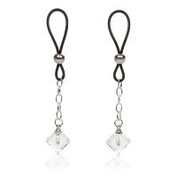 CalExotics Nipple Play Non-Piercing Nipple Jewelry Crystal Gem | Zilver