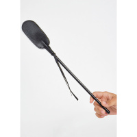 Secret Play Oval Riding Crop | Zwart