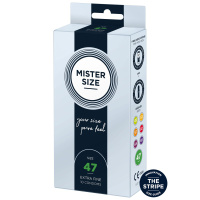 Mister Size 47mm Condoms 10pcs | Naturel