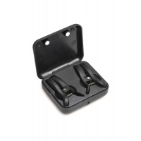 XR Brands - Dark Grip Vibrerende Tepelkemmen - Zwart