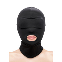 NS Novelties Fetish & Fashion Mouth Hood | Zwart