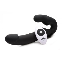 Urge Strapless Strap-On Vibrator - Zwart