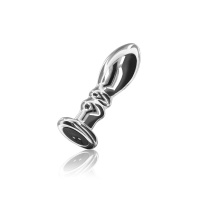 ToyJoy Buttocks Vibrating Metal Buttplug M | Zilver