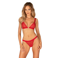 Obsessive - Elianes Tweedelige Set - Rood