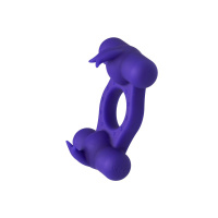 CalExotics Silicone Rechargeable Triple Orgasm Enhancer | Paars