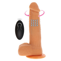 ToyJoy Get Real Rotating Beads Vibrating Dildo | Lichte huidskleur