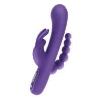 ToyJoy Love Rabbit Triple Pleasure Vibrator | Paars