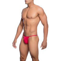 MOB Eroticwear Microfiber V-String | Rood
