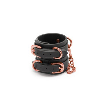 NS Novelties Bondage Couture Wrist Cuffs | Zwart