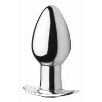 Chrome Blast Oplaadbare Buttplug Met Afstandsbediening - Groot